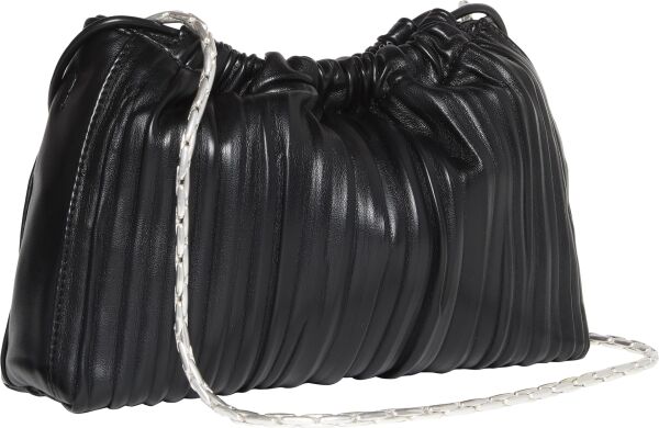 DRAWSTRING PLISSE CROSSBODY