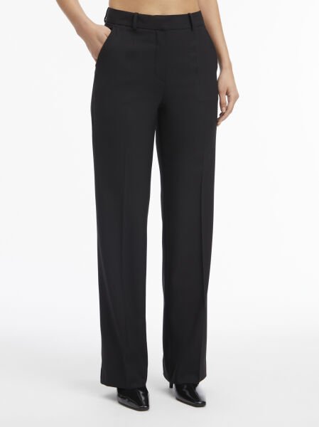 STRETCH WOOL RELAXED STRAIGHT