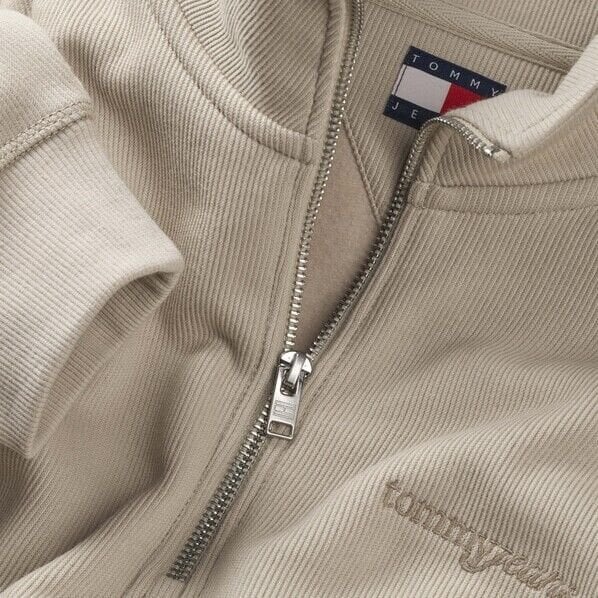 TJM 90S SCRIPT RIB FLEECE QZ