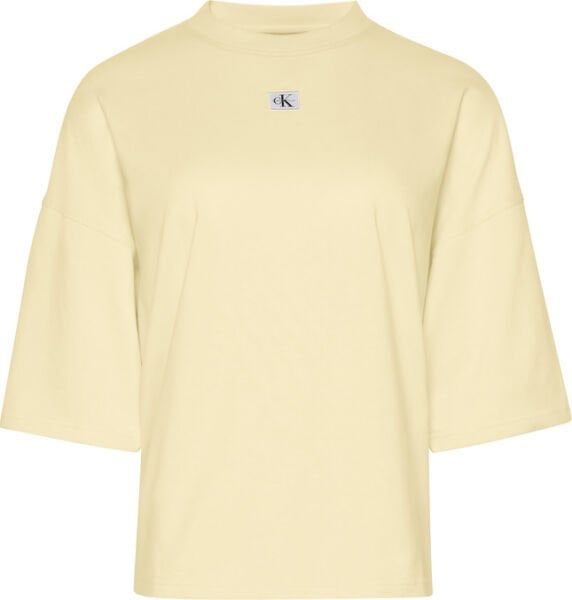 SS WOVEN LABEL OVERSIZED TEE