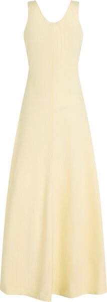 TEXTURED LINEN TANK MAXI DRESS