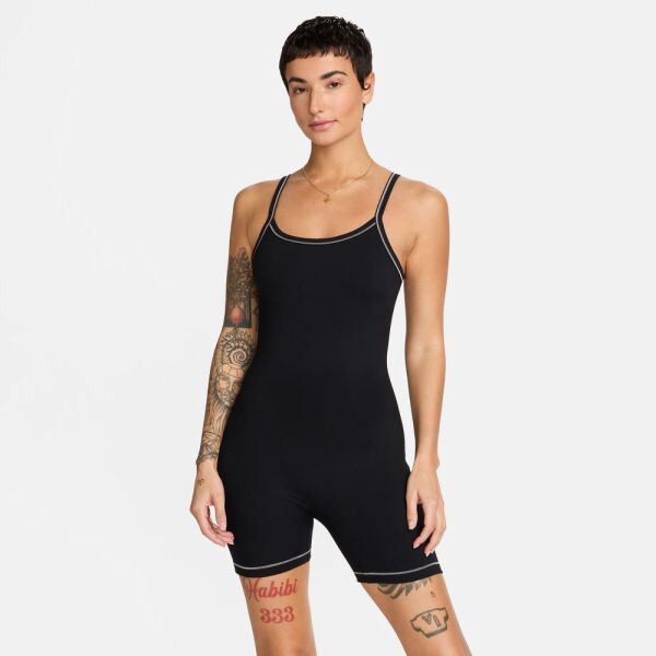 W NIKE ONE CAPSULESHRTBODYSUIT Siyah - S