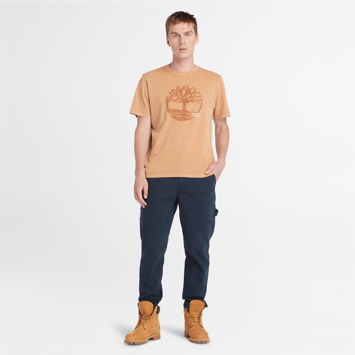 Garment Dye Logo Graphic Tee
