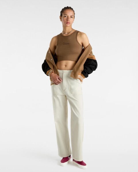 Small Staple Fitted Crop Tank