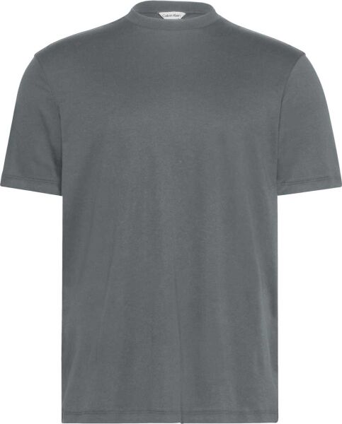 SS SUPIMA CHEST EMB CREWNECK T