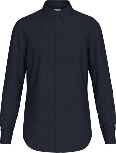 LS SOLID STRETCH SLIM SHIRT