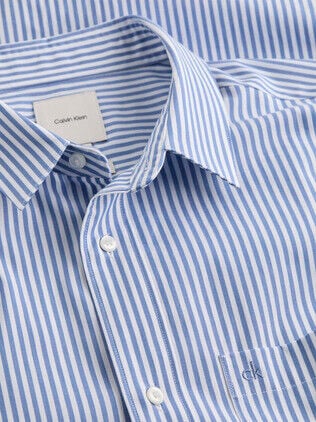 POPLIN STRIPE L/S SHIRT