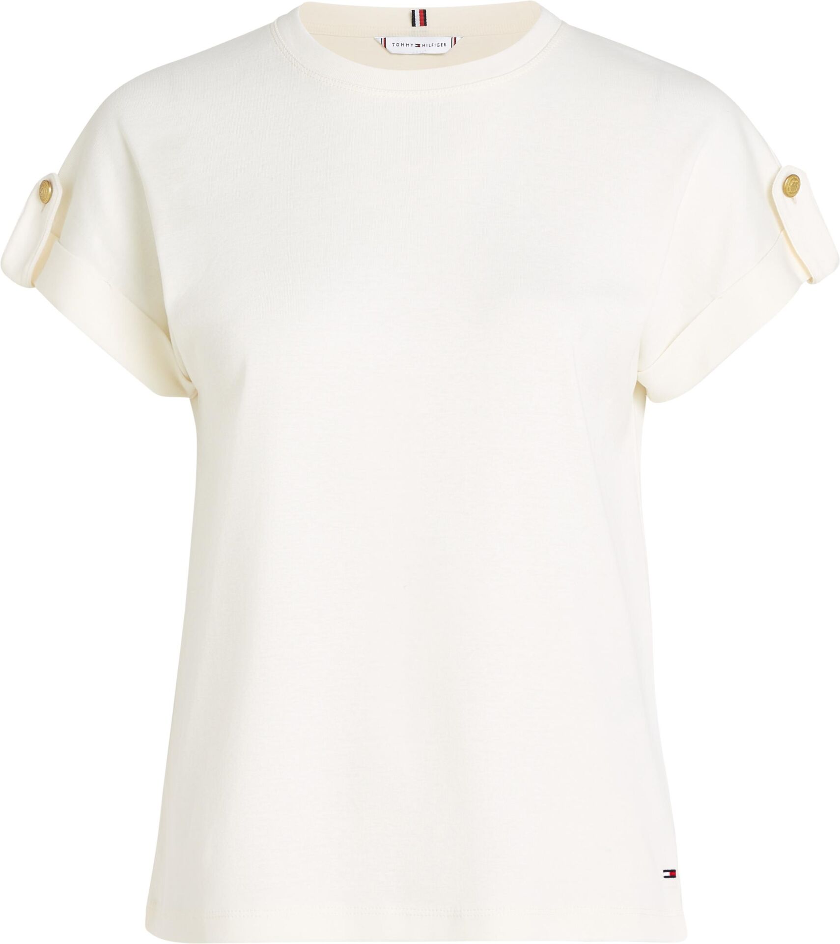 GOLD BUTTON MDRN C-NK SS TEE