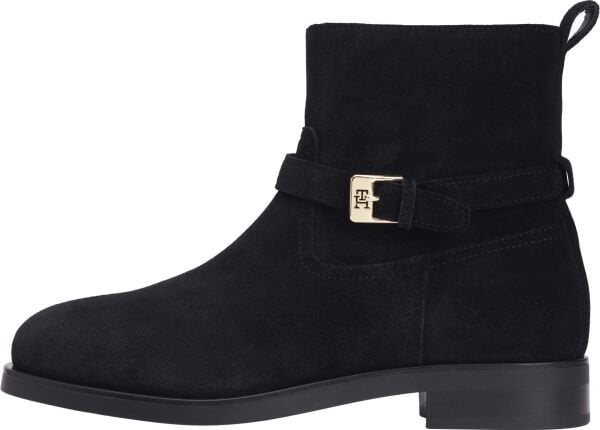 TH BUCKLE RIDING SUEDE BOOTIE