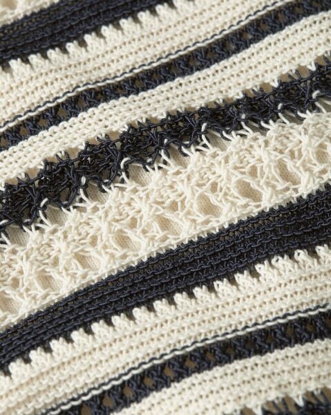 CROCHET C-NK SL MIDI SWT DRESS